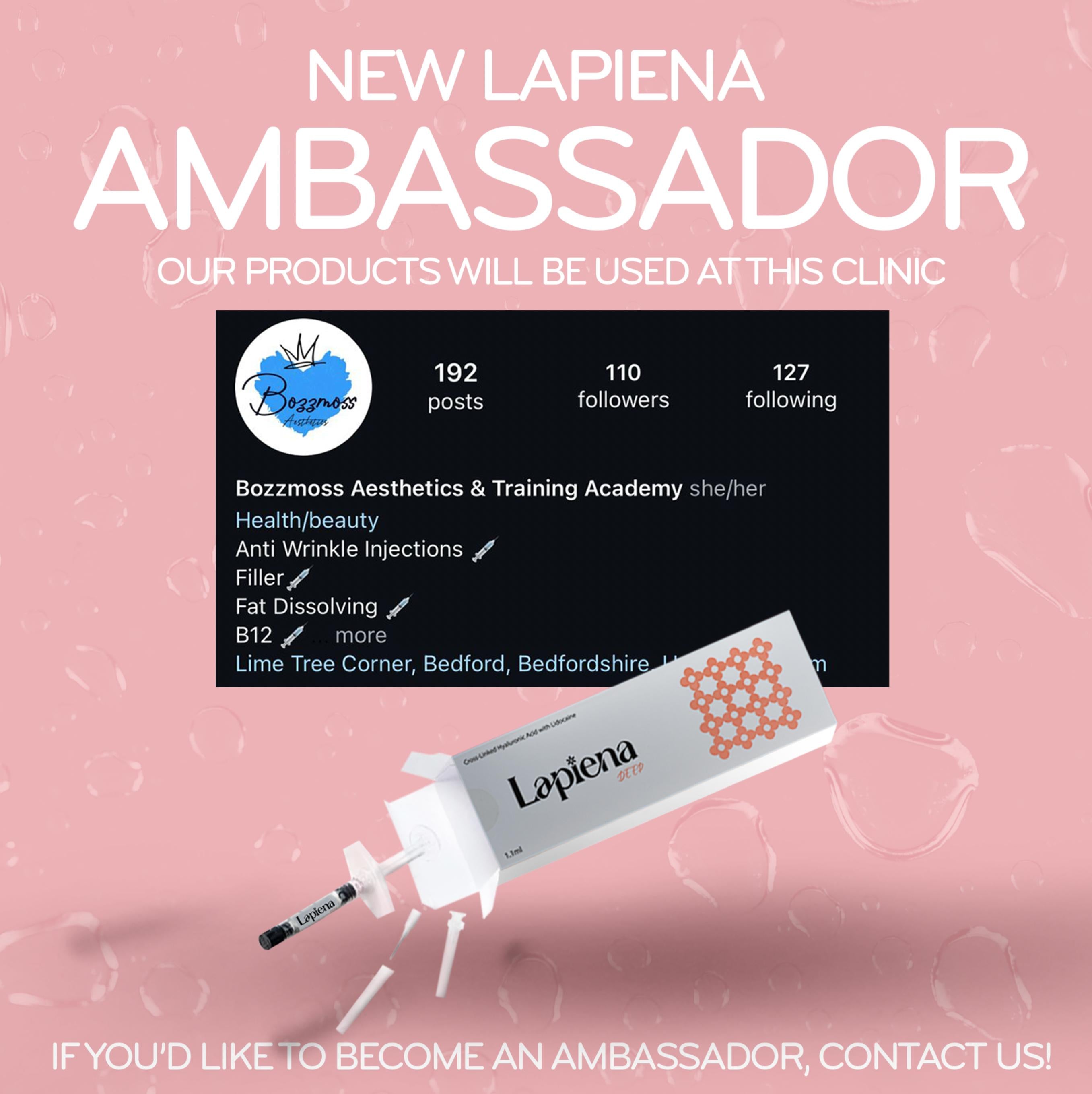 Lapiena Ambassador clinic 