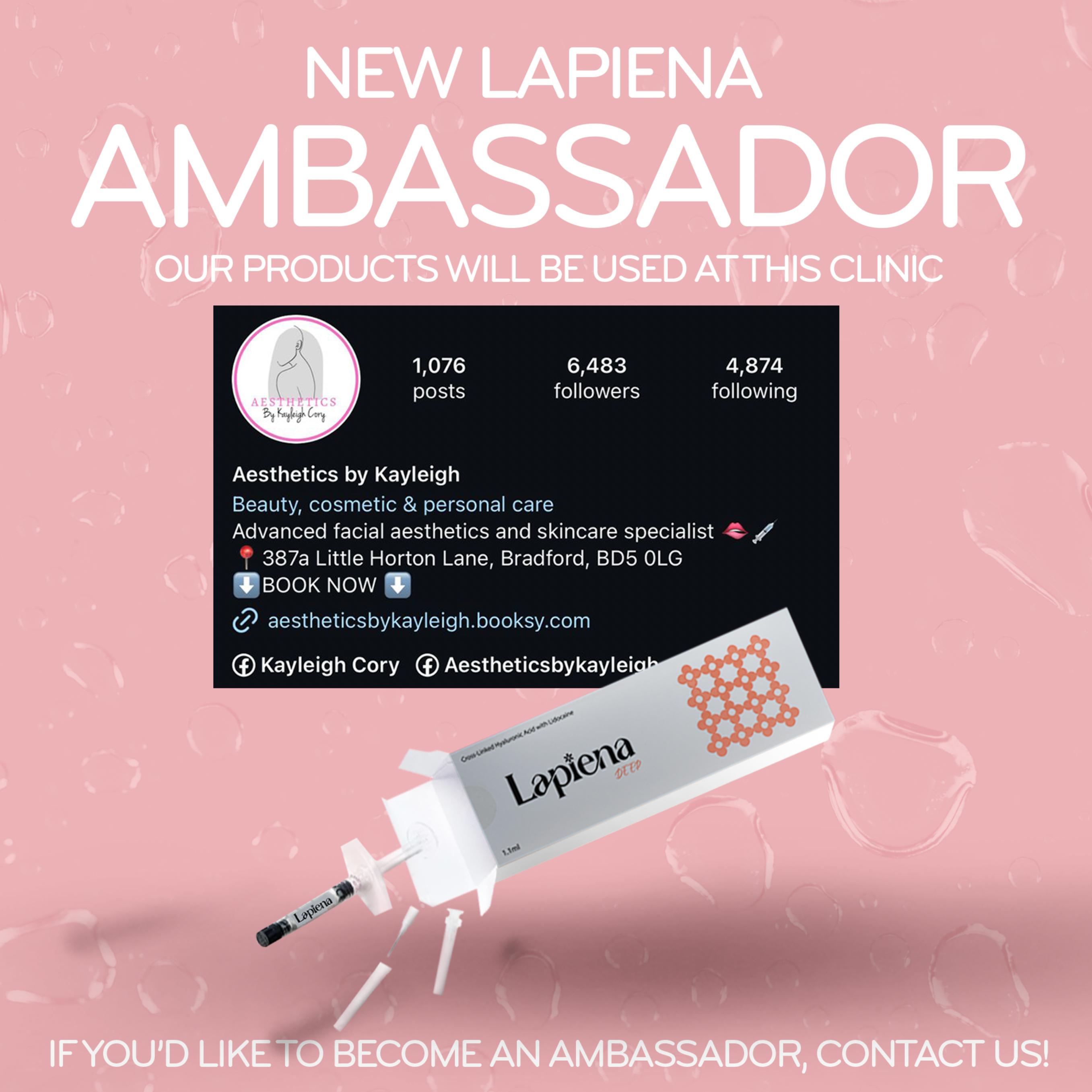 Lapiena Ambassador clinic 