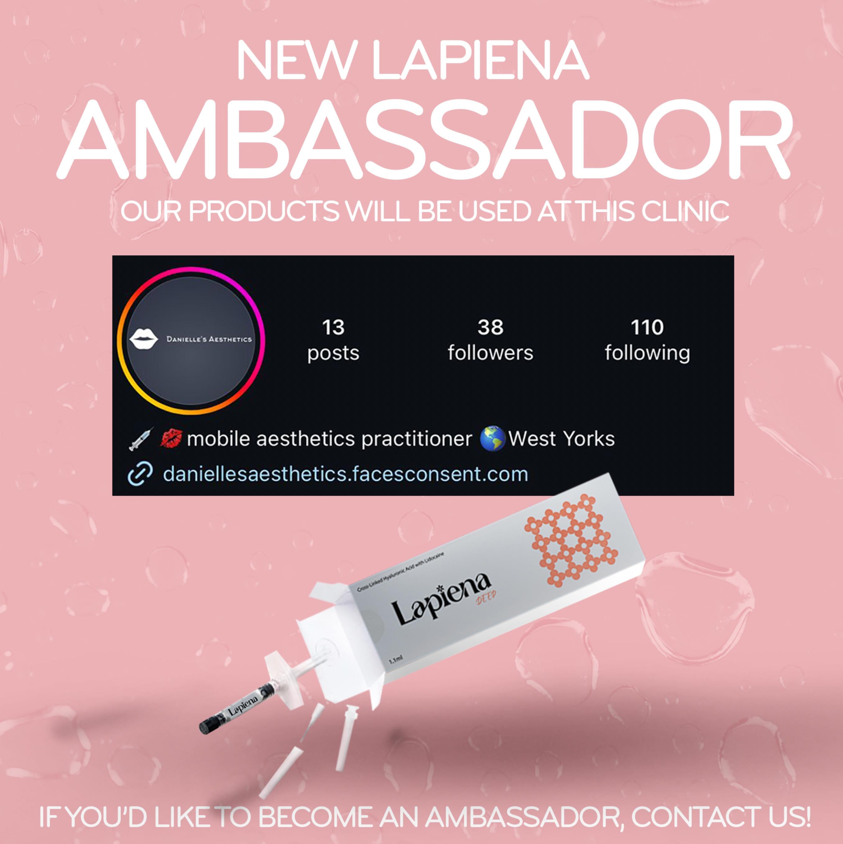 Lapiena Ambassador clinic 