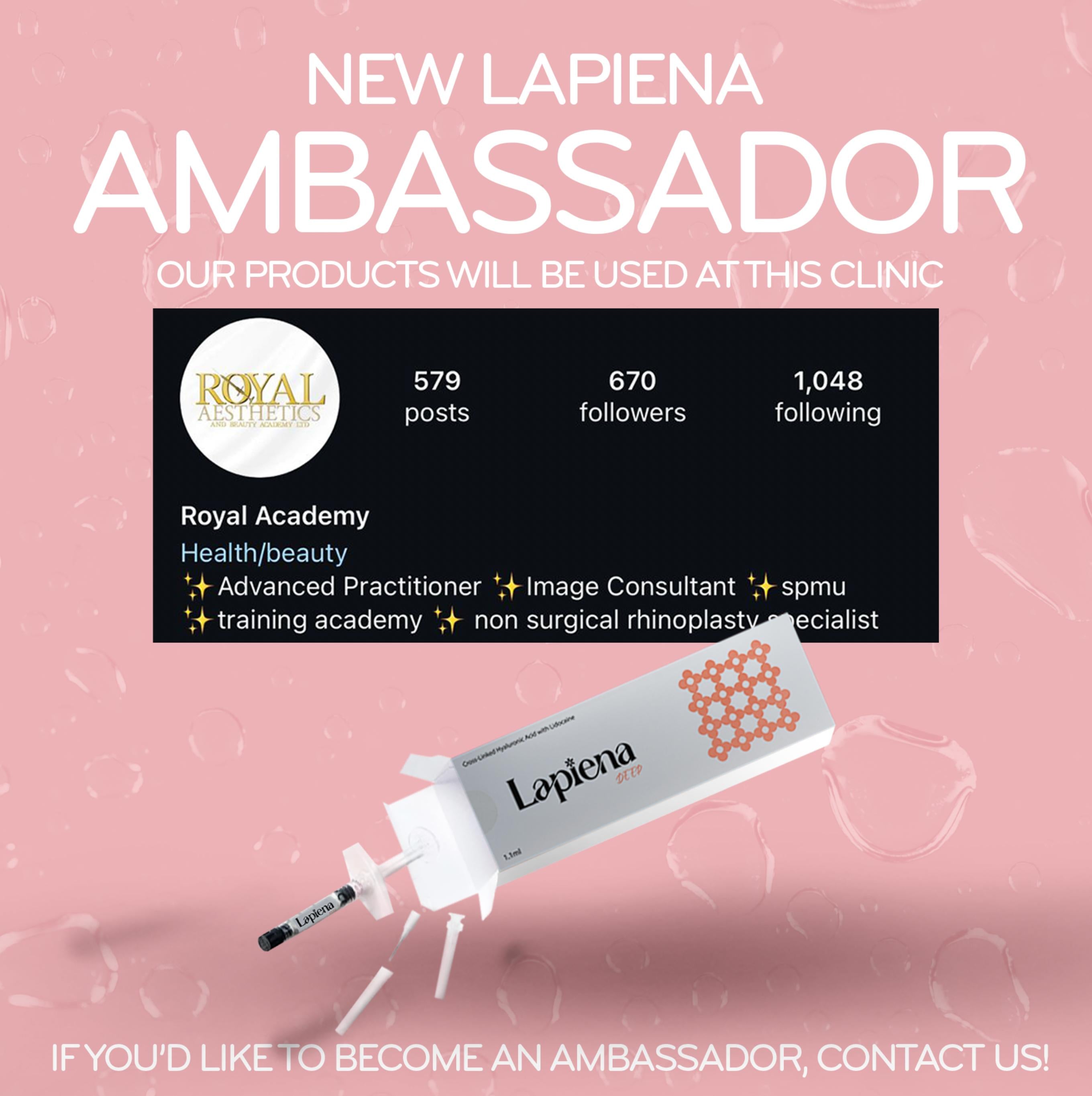 Lapiena Ambassador clinic 