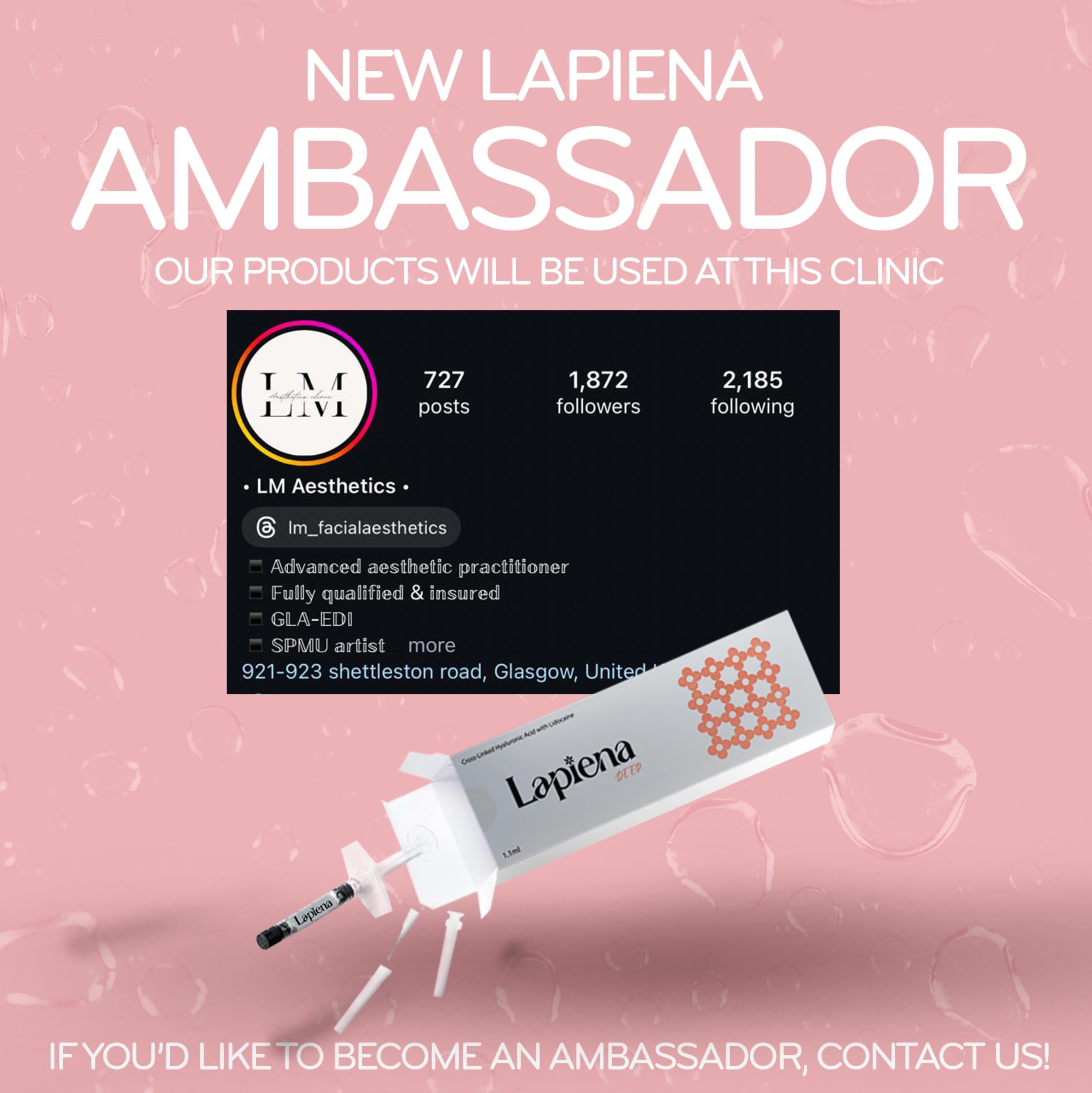 Lapiena Ambassador clinic 