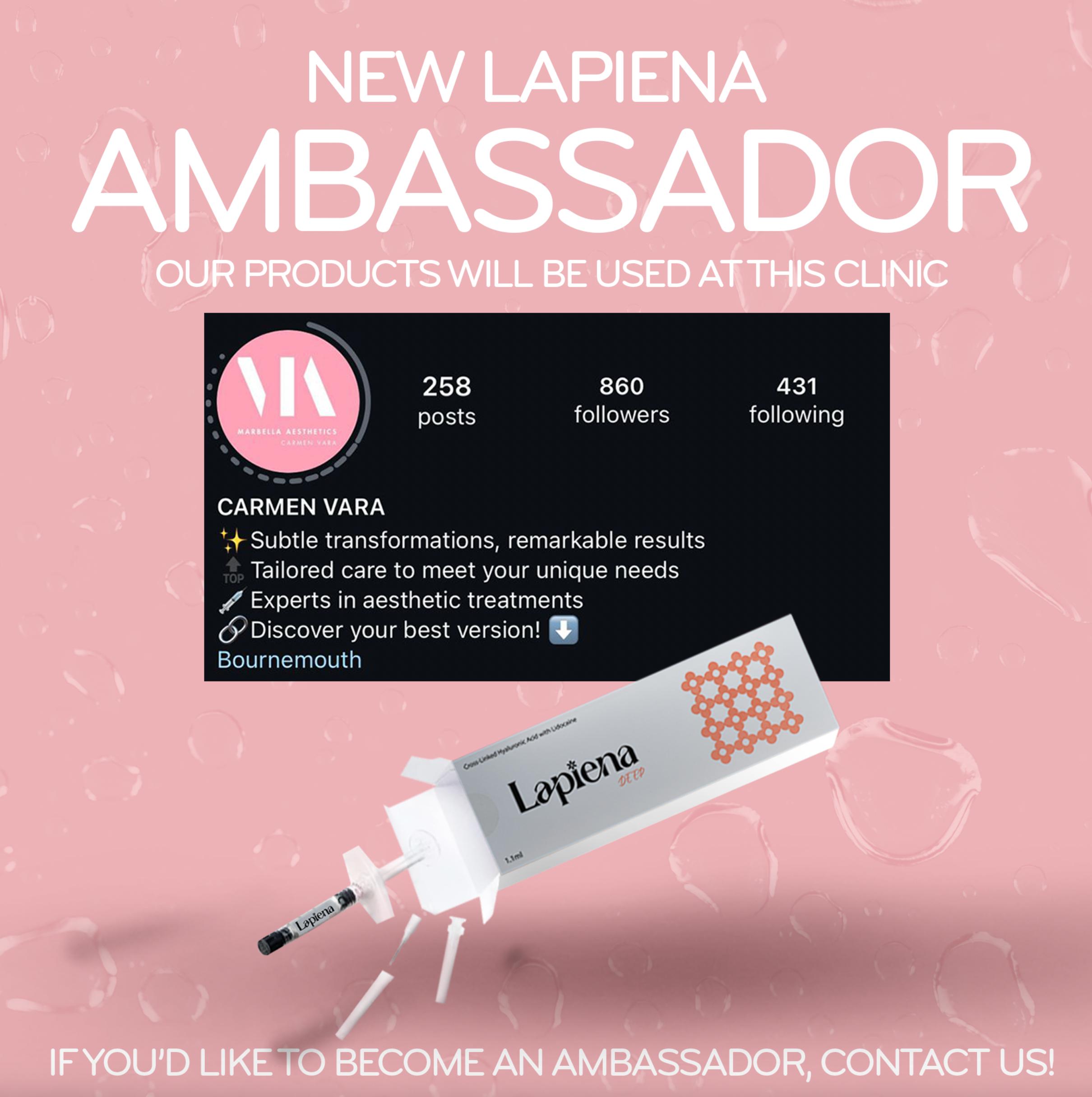 Lapiena Ambassador clinic 