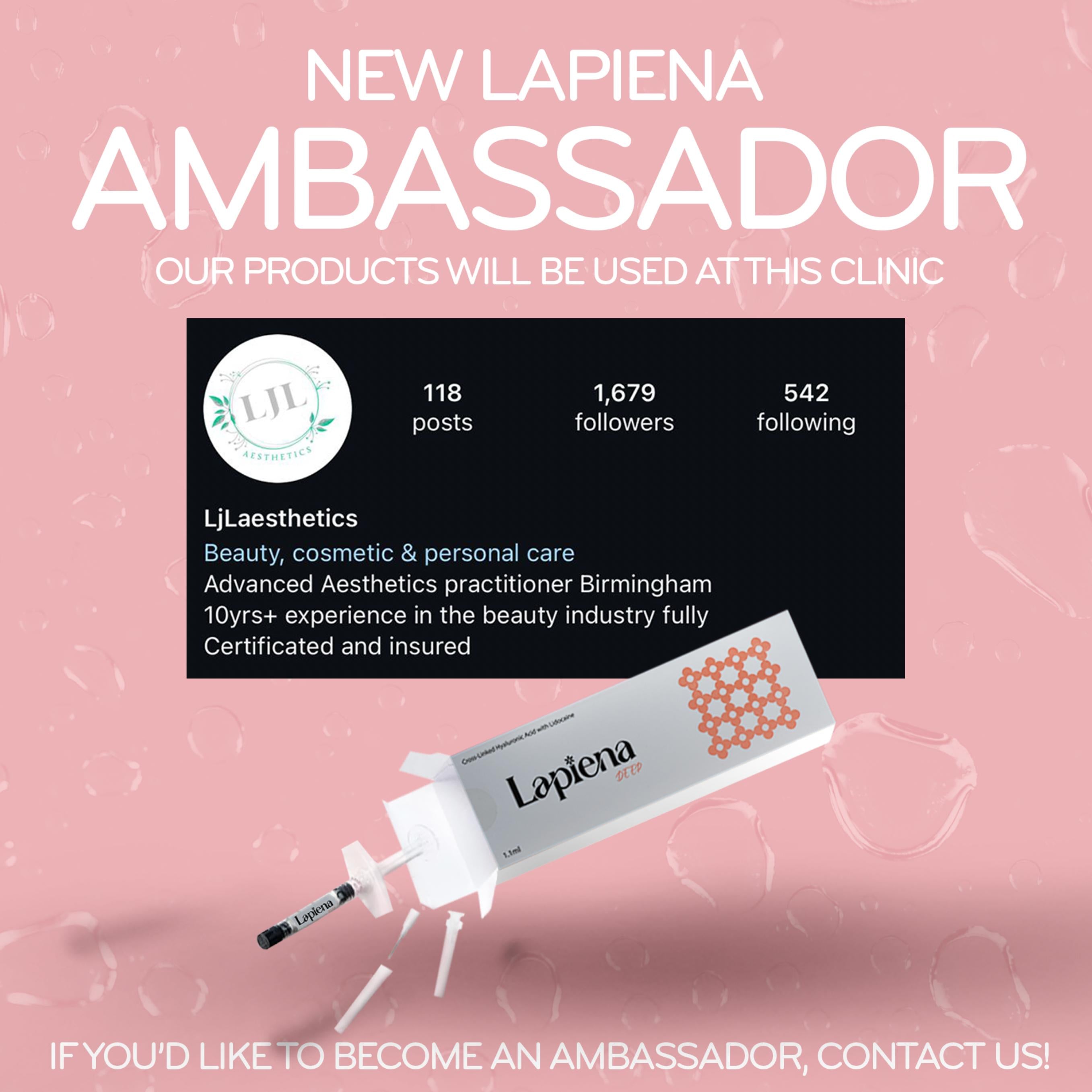 Lapiena Ambassador clinic 