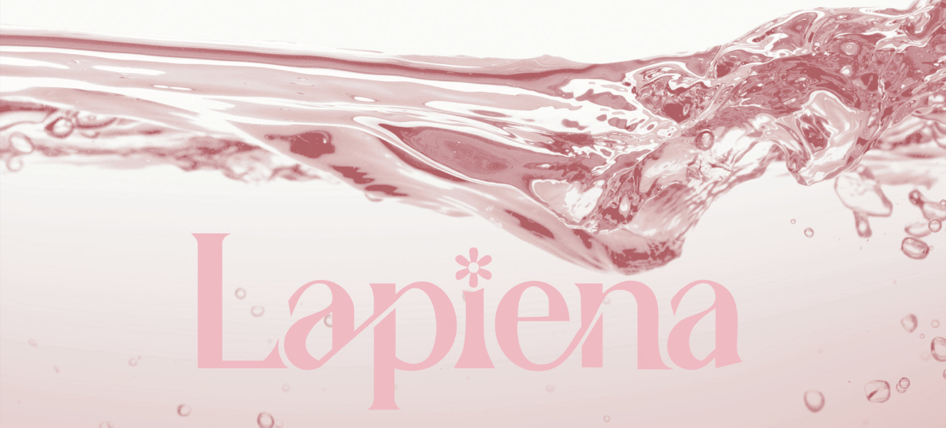 Lapiena pink logo banner